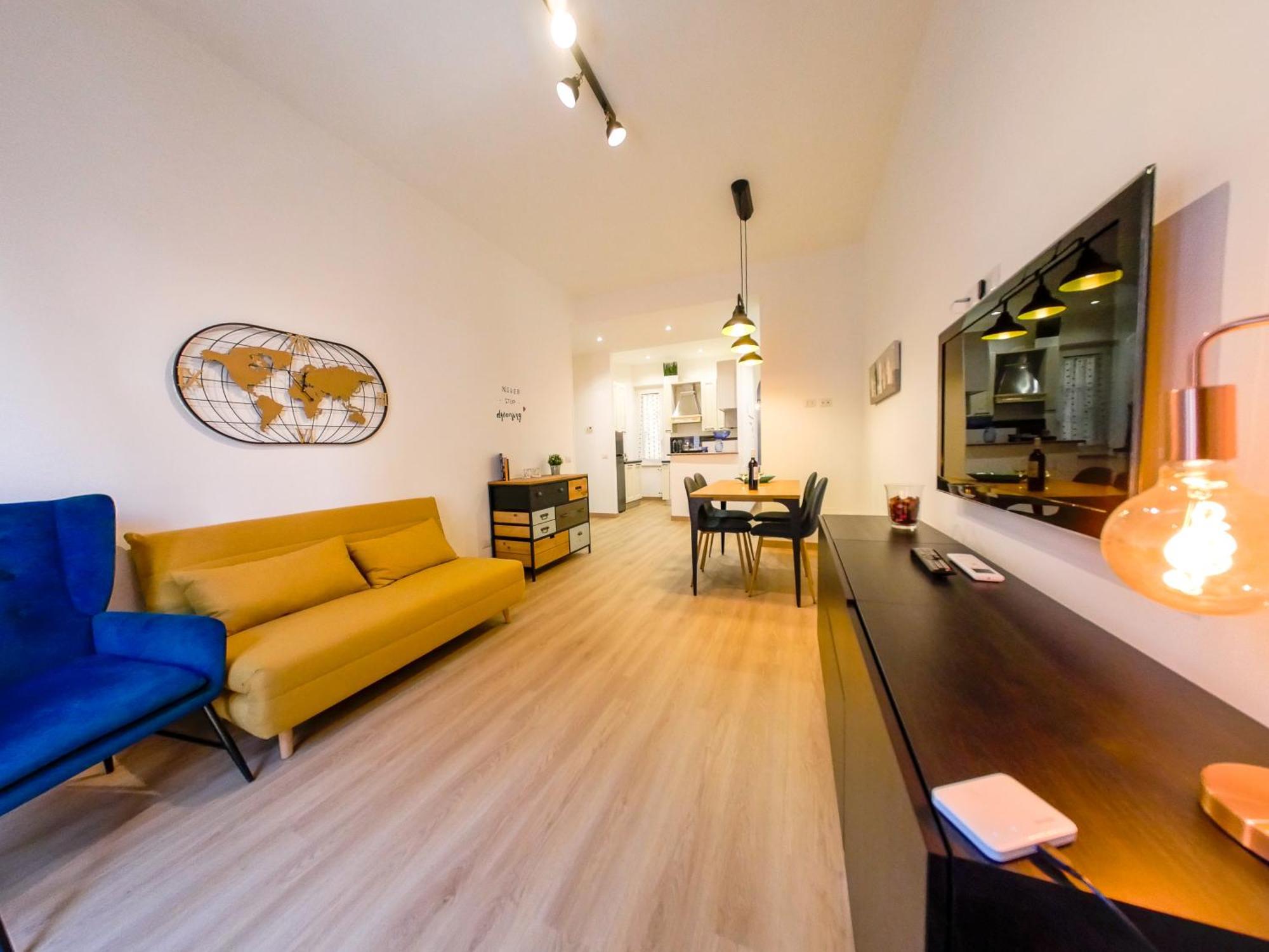 Chic Modern 2-Bedroom Near Metro Rome Bagian luar foto