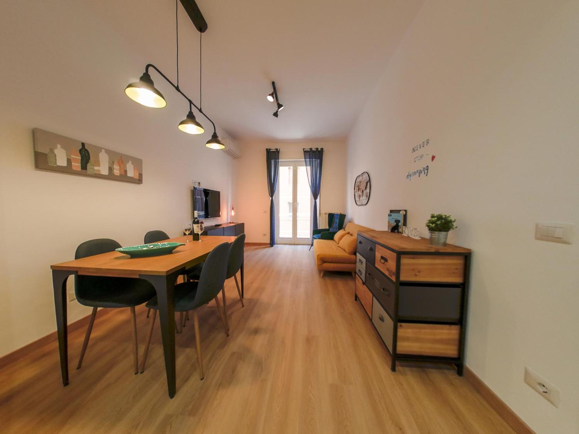 Chic Modern 2-Bedroom Near Metro Rome Bagian luar foto